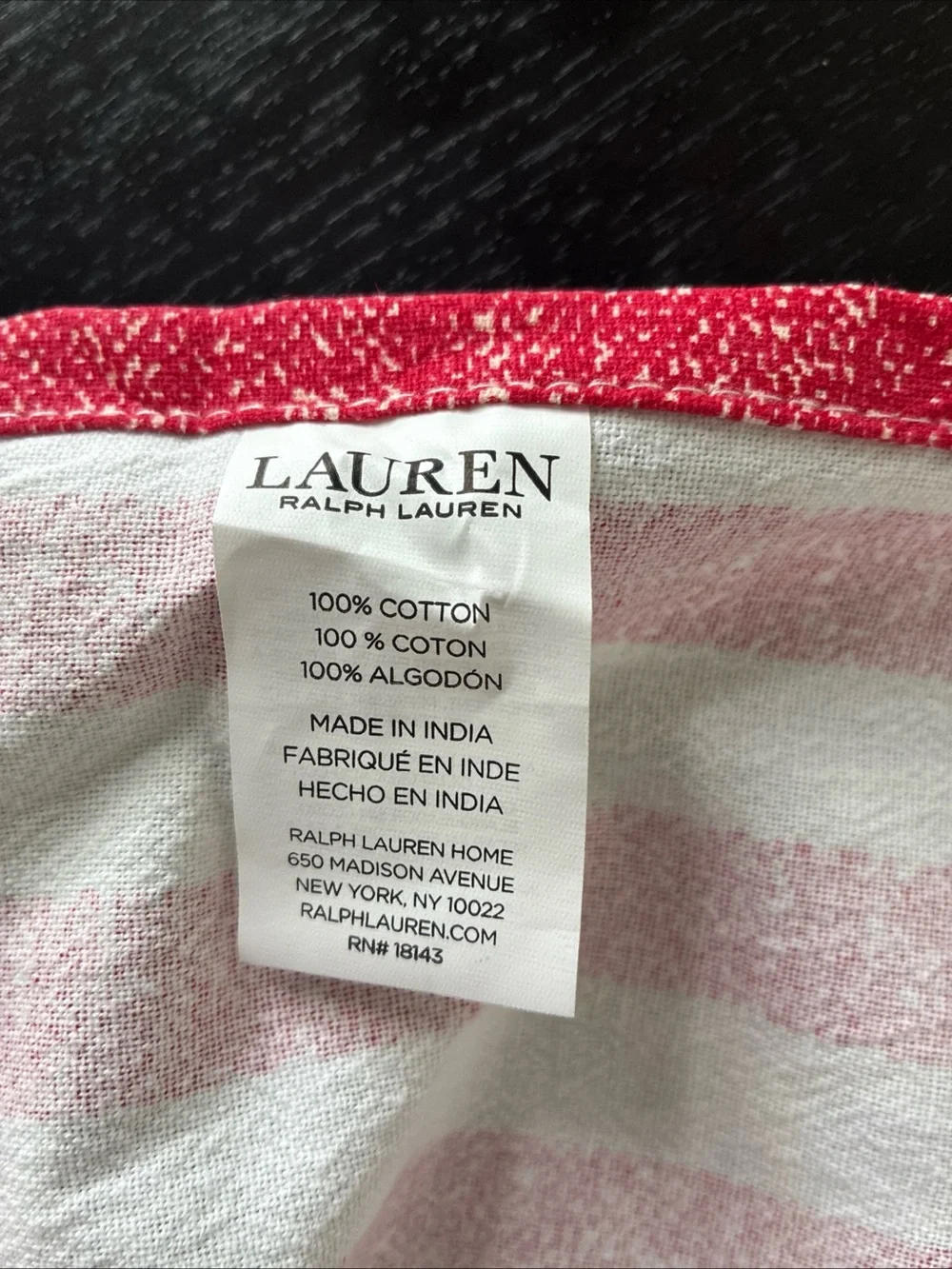 Lauren Ralph Lauren Patriotic Striped Kitchen Apron with pocket-NWOT